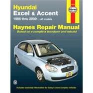 Hyundai Excel & Accent Automotive Repair Manual