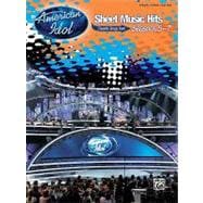 American Idol Sheet Music Hits