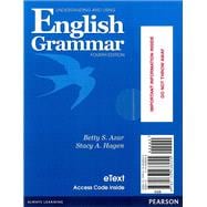 Understanding and Using English Grammar eTEXT with Audio; without Answer Key (Access Card)