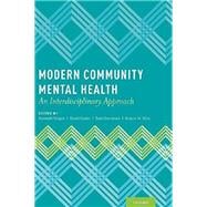Modern Community Mental Health An Interdisciplinary Approach