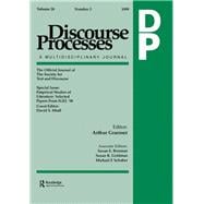 Empirical Studies of Literature: Selected Papers From Igel '98. A Special Issue of discourse Processes