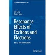 Resonance Effects of Excitons and Electrons: Basics and Applications