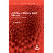 A History of Classical Greek Literature