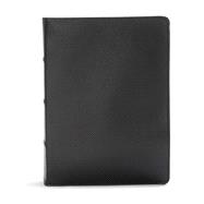 CSB Study Bible, Premium Black Leather, Indexed Faithful and True