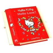 Hello Kitty, Hello Love! Red Heart Secret Drawer Locked Diary