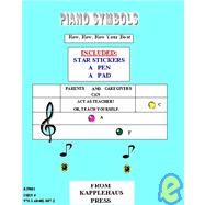 Piano Symbols + Star Stickers + Pen + Pad: Row, Row, Row Your Boat