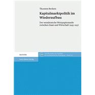 Kapitalmarktpolitik Im Wiederaufbau