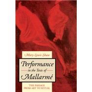 Performance in the Texts of Mallarme: The Passage from Art to Ritual
