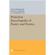 Princeton Encyclopedia of Poetry and Poetics