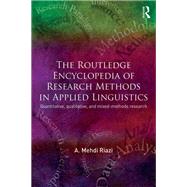 The Routledge Encyclopedia of Research Methods in Applied Linguistics