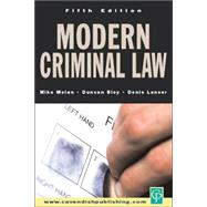 Modern Criminal Law: Fifth Edition