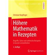Höhere Mathematik in Rezepten