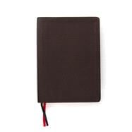 CSB Study Bible, Brown Genuine Leather, Indexed Faithful and True