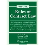 Rules of Contract Law 2011-2012
