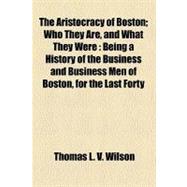 The Aristocracy of Boston