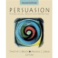 Persuasion : Psychological Insights and Perspectives