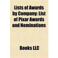 Lists of Awards by Company : List of Pixar Awards and Nominations