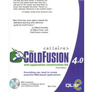 The ColdFusion 4.0 Web Application Construction Kit,9780789718099
