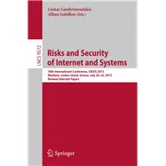 Risks and Security of Internet and Systems