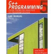Lab Manual for Malik’s C++ Programming: From Problem Analysis to Program Design