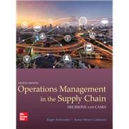 OPERATIONS MANAGEMENT IN THE SUPPLY CHAIN: DECISIONS & CASES