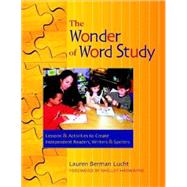 The Wonder of Word Study