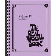 The Real Vocal Book - Volume IV Low Voice