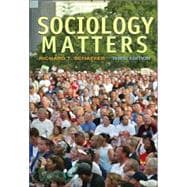Sociology Matters,9780073528113 Sociology Matters,9780073528113