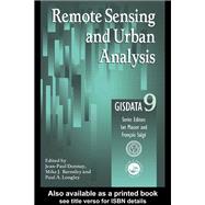 Remote Sensing and Urban Analysis: GISDATA 9