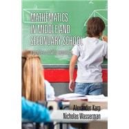 Mathematics in Middle and Secondary School