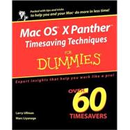 Mac OS<sup>®</sup> X Panther<sup><small>TM</small></sup> Timesaving Techniques For Dummies<sup>®</sup>