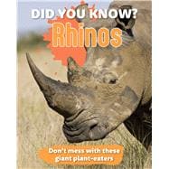 Did You Know? Rhino Don't mess with the giant plant-eaters