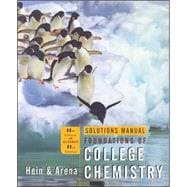 Solutions Manual to accompany Foundations of College Chemistry, 11th Edition and Alternate
