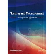 Testing and Measurement: Techniques and Applications: Proceedings of the 2015 International Conference on Testing and Measurement Techniques (TMTA 2015), 16-17 January 2015, Phuket Island, Thailand