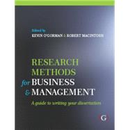 Research Methods for Business and Management