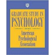 Graduate Study in Psychology : 2002 Edition