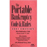 Portable Bankruptcy Code & Rules 2007