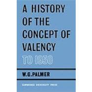 A History of the Concept of Valency to 1930