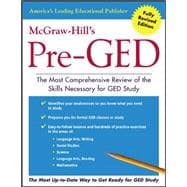 McGraw-Hill's Pre-GED The Most Competent and Reliable Review of the Skills Necessary for GED Study