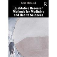 Qualitative Research Methods for Medicine and Health Sciences