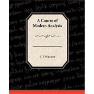 A Course of Modern Analysis