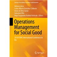 Operations Management for Social Good