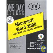 Microsoft Word 2000 Expert: One-Day Course : Instructor Manual