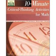 10-Minute Critical Thinking Activities for Math Classes