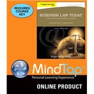 MindTap Business Law for Miller's Cengage Advantage Books: Business Law Today, The Essentials: Text and Summarized Cases, 10th Edition, [Instant Access], 1 term (6 months)