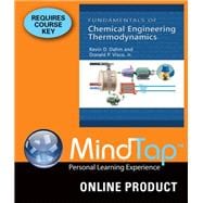 MindTap Engineering for Dahm/Visco's Fundamentals of Chemical Engineering Thermodynamics, 1st Edition, [Instant Access], 1 term (6 months)