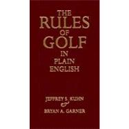 The Rules Of Golf In Plain English