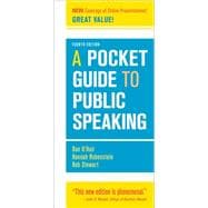 Pocket Guide to Public Speaking 4e & Essential Guide to Group Communication 2e
