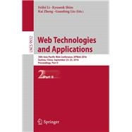 Web Technologies and Applications