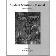 Student's Solutions Manual for Introduction to Chemistry